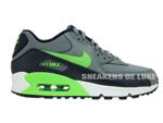 724824-013 Nike Air Max 90 Cool Grey/Voltage Green-Obsidian-Lucid Green