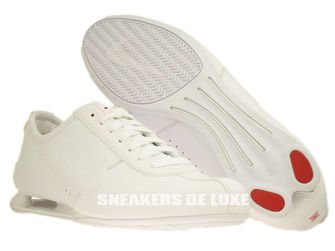 316317-145 Nike Shox Rivalry White/White-Challenge Red