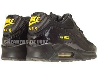 325018-056 Nike Air Max 90 Black/Black-Golden Sash