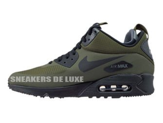 806808-300 Nike Air Max 90 Mid Winter Dark Loden/Black-Dark Grey